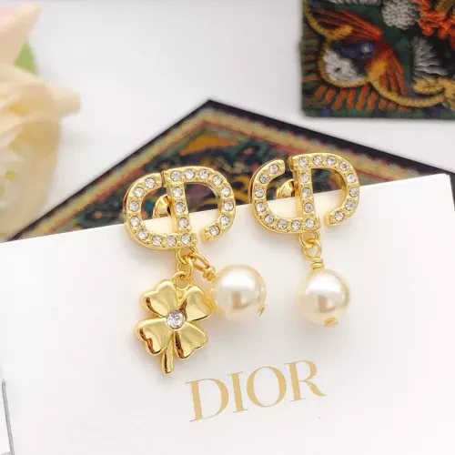 Wholesale Christian Dior Earrings For Women #1372791 $27.00 USD, Wholesale Quality Replica Christian Dior Earrings