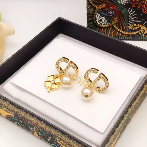 Replica Christian Dior Earrings For Women #1372791 $27.00 USD for Wholesale