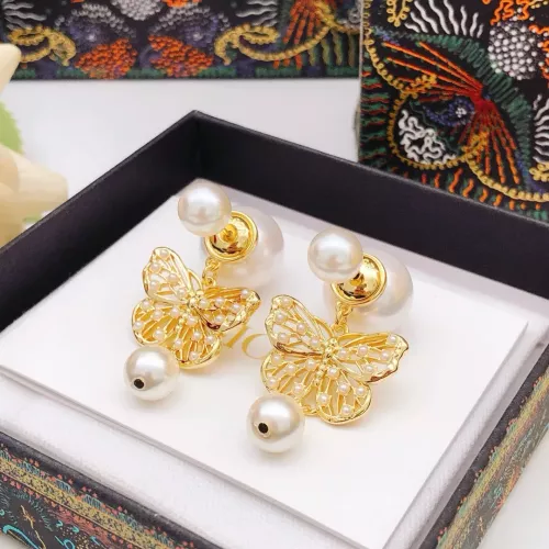 Replica Christian Dior Earrings For Women #1372797 $29.00 USD for Wholesale