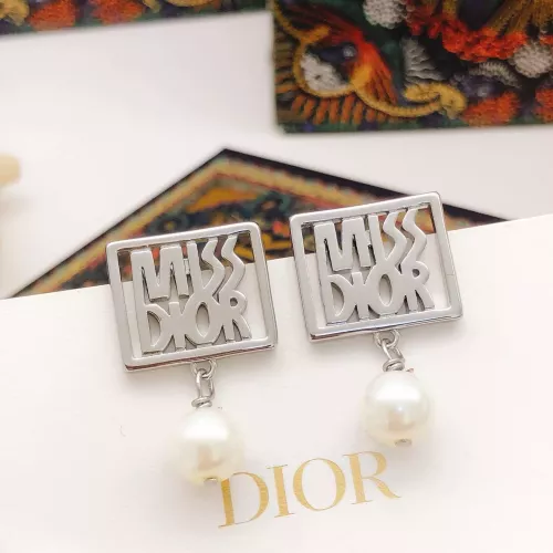 Wholesale Christian Dior Earrings For Women #1372799 $27.00 USD, Wholesale Quality Replica Christian Dior Earrings