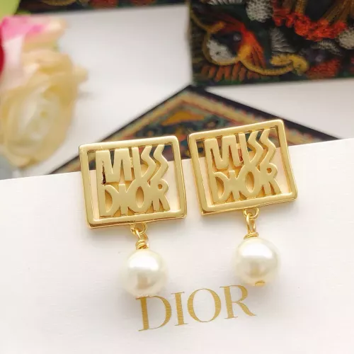 Wholesale Christian Dior Earrings For Women #1372800 $27.00 USD, Wholesale Quality Replica Christian Dior Earrings