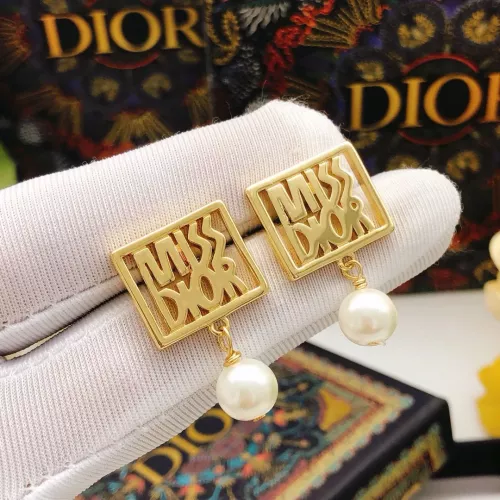 Replica Christian Dior Earrings For Women #1372800 $27.00 USD for Wholesale