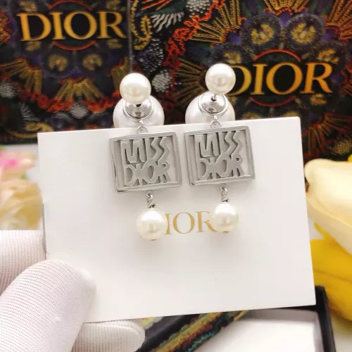 Replica Christian Dior Earrings For Women #1372813 $29.00 USD for Wholesale