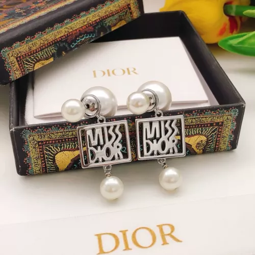Replica Christian Dior Earrings For Women #1372813 $29.00 USD for Wholesale