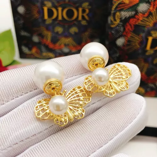 Replica Christian Dior Earrings For Women #1372816 $29.00 USD for Wholesale
