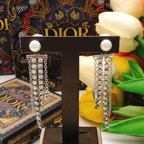 Replica Christian Dior Earrings For Women #1372818 $32.00 USD for Wholesale