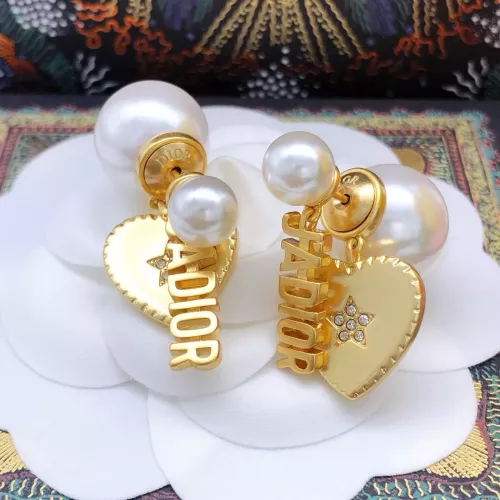 Replica Christian Dior Earrings For Women #1372827 $27.00 USD for Wholesale