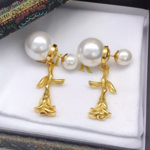 Wholesale Christian Dior Earrings For Women #1372829 $27.00 USD, Wholesale Quality Replica Christian Dior Earrings