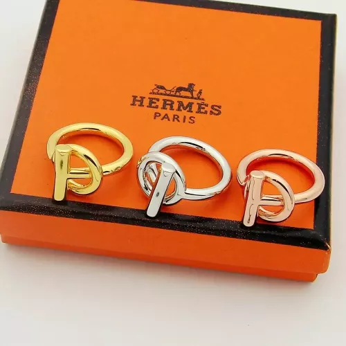 Replica Hermes Rings In Gold For Unisex #1372846 $25.00 USD for Wholesale