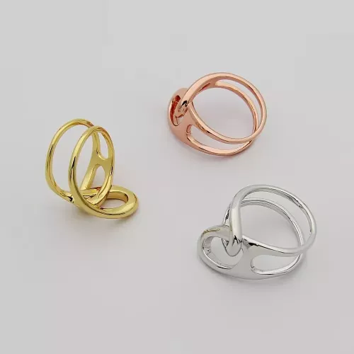 Replica Hermes Rings In Gold For Unisex #1372849 $25.00 USD for Wholesale