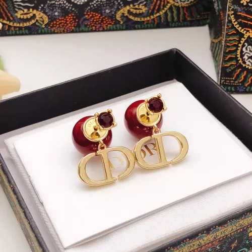 Wholesale Christian Dior Earrings For Women #1372941 $29.00 USD, Wholesale Quality Replica Christian Dior Earrings