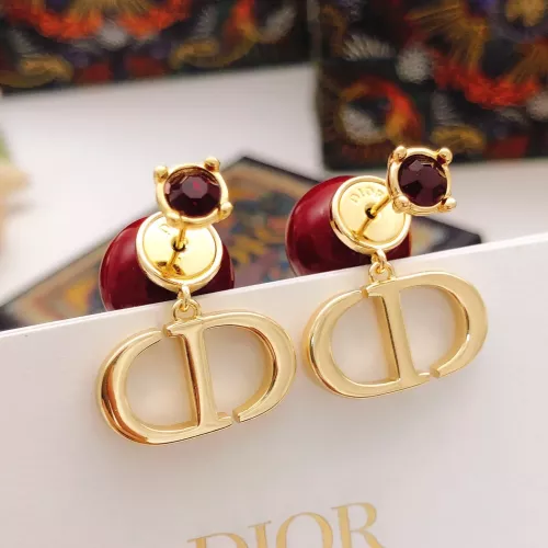 Replica Christian Dior Earrings For Women #1372941 $29.00 USD for Wholesale