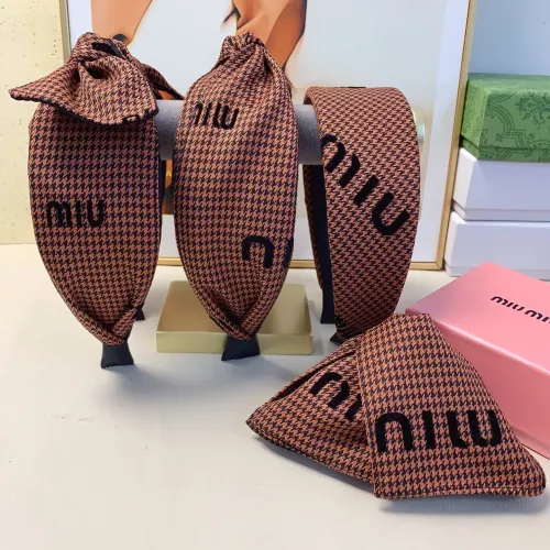 Replica MIU MIU Headband For Women #1372968 $25.00 USD for Wholesale