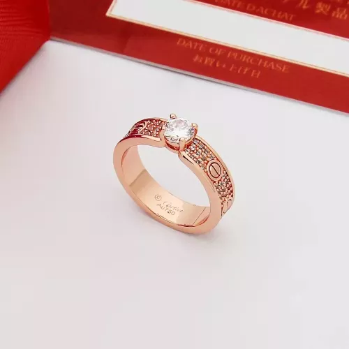 Wholesale Cartier Rings In Rose Gold #1372990 $25.00 USD, Wholesale Quality Replica Cartier Rings