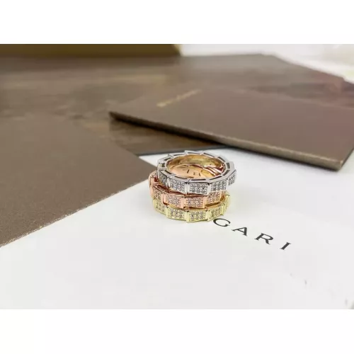 Replica Bvlgari Rings In Gold For Women #1373074 $25.00 USD for Wholesale