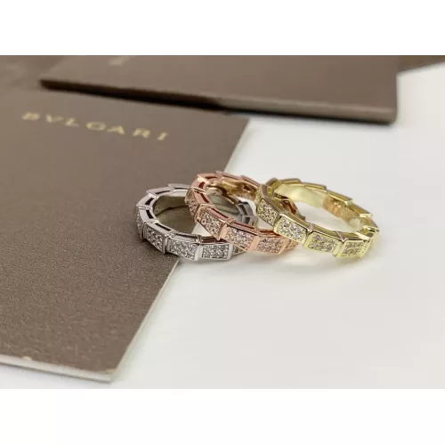 Replica Bvlgari Rings In Gold For Women #1373074 $25.00 USD for Wholesale