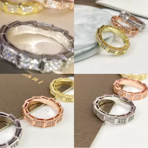 Replica Bvlgari Rings In Gold For Women #1373074 $25.00 USD for Wholesale