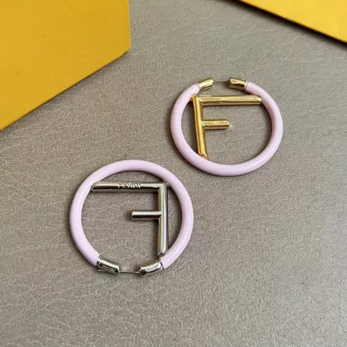 Wholesale Fendi Earrings For Women #1373077 $34.00 USD, Wholesale Quality Replica Fendi Earrings
