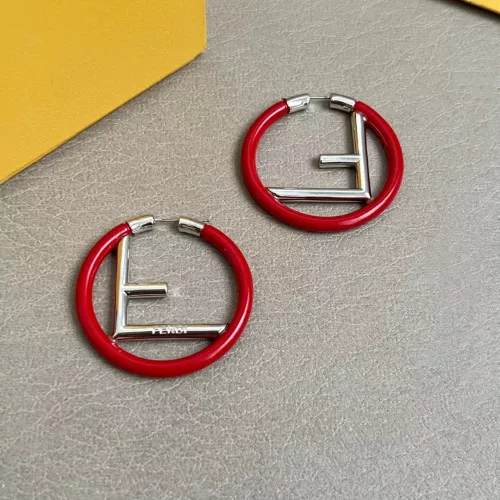Wholesale Fendi Earrings For Women #1373078 $34.00 USD, Wholesale Quality Replica Fendi Earrings