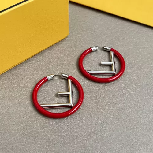 Replica Fendi Earrings For Women #1373078 $34.00 USD for Wholesale