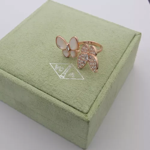 Wholesale Van Cleef &amp; Arpels Rings In Rose Gold For Women #1373091 $27.00 USD, Wholesale Quality Replica Van Cleef &amp; Arpels Rings