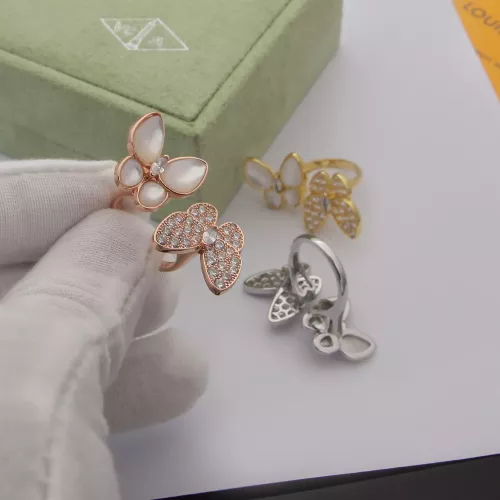 Replica Van Cleef & Arpels Rings In Rose Gold For Women #1373091 $27.00 USD for Wholesale