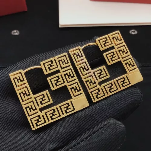 Wholesale Fendi Earrings For Women #1373096 $36.00 USD, Wholesale Quality Replica Fendi Earrings