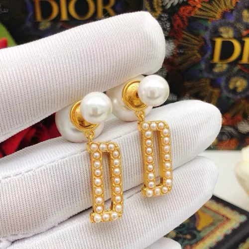 Replica Christian Dior Earrings For Women #1373108 $27.00 USD for Wholesale