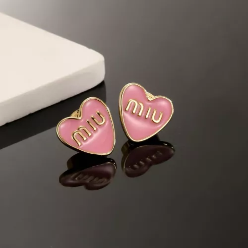 Wholesale MIU MIU Earrings For Women #1373161 $25.00 USD, Wholesale Quality Replica MIU MIU Earrings