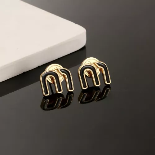 Wholesale MIU MIU Earrings For Women #1373163 $25.00 USD, Wholesale Quality Replica MIU MIU Earrings