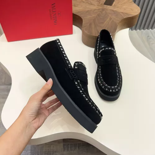 Replica Valentino Leather Shoes For Men #1373217 $128.00 USD for Wholesale