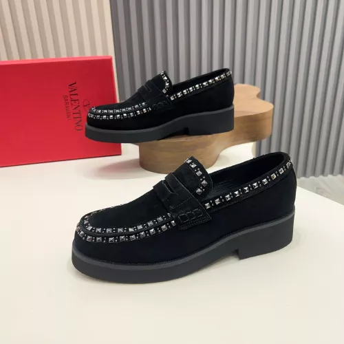 Replica Valentino Leather Shoes For Men #1373217 $128.00 USD for Wholesale