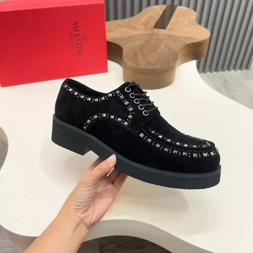 Replica Valentino Leather Shoes For Men #1373219 $128.00 USD for Wholesale