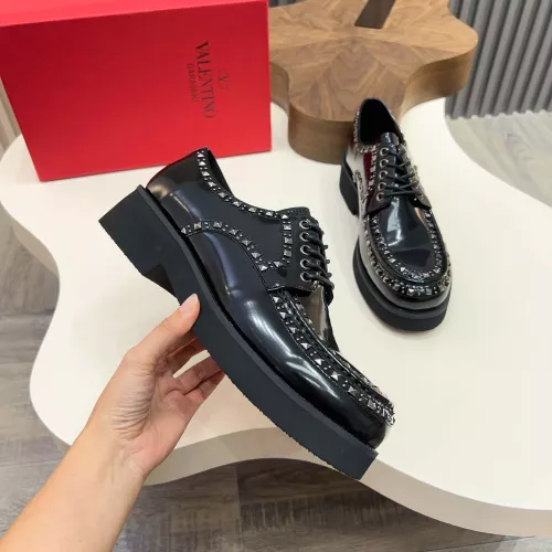 Replica Valentino Leather Shoes For Men #1373220 $128.00 USD for Wholesale