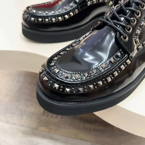 Replica Valentino Leather Shoes For Men #1373220 $128.00 USD for Wholesale