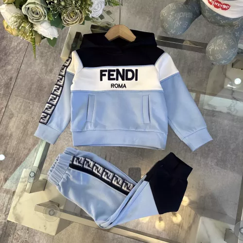 Replica Fendi Tracksuits Long Sleeved For Kids #1373236 $102.00 USD for Wholesale