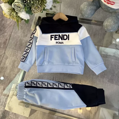 Replica Fendi Tracksuits Long Sleeved For Kids #1373236 $102.00 USD for Wholesale