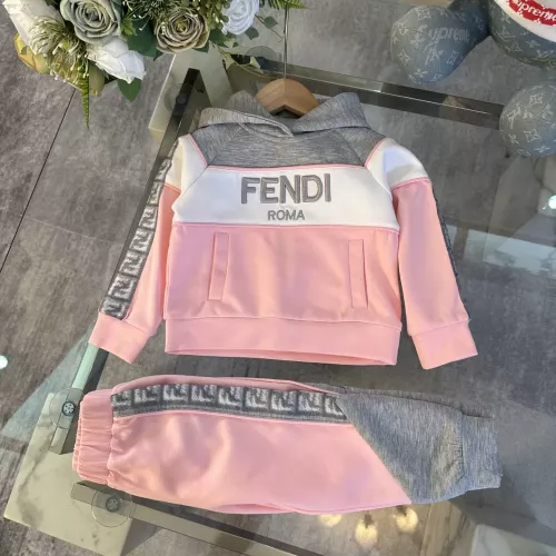 Replica Fendi Tracksuits Long Sleeved For Kids #1373237 $102.00 USD for Wholesale