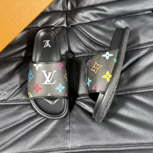 Wholesale Louis Vuitton Slippers For Men #1373345 $60.00 USD, Wholesale Quality Replica Louis Vuitton Slippers