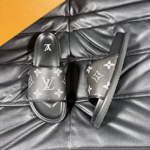 Wholesale Louis Vuitton Slippers For Men #1373348 $60.00 USD, Wholesale Quality Replica Louis Vuitton Slippers
