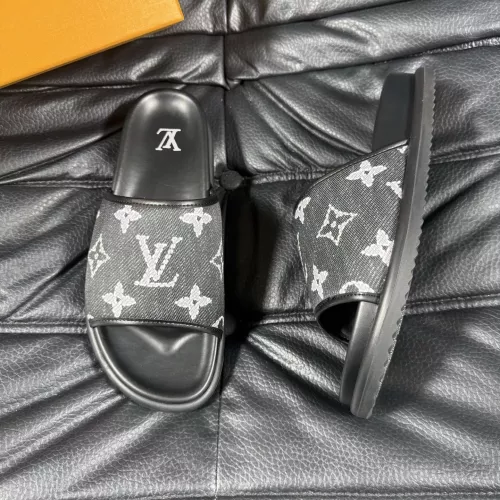 Wholesale Louis Vuitton Slippers For Men #1373349 $60.00 USD, Wholesale Quality Replica Louis Vuitton Slippers