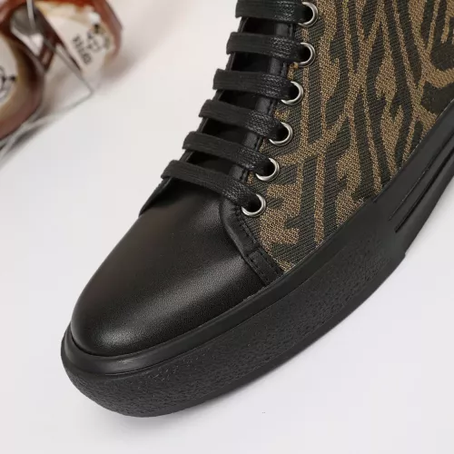 Replica Fendi High Tops Casual Shoes For Men #1373356 $76.00 USD for Wholesale