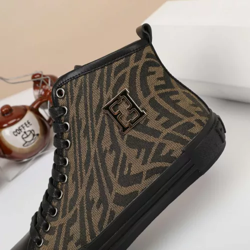 Replica Fendi High Tops Casual Shoes For Men #1373356 $76.00 USD for Wholesale