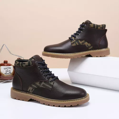 Replica Fendi Fashion Boots For Men #1373357 $82.00 USD for Wholesale