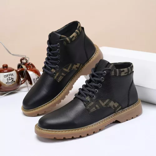 Wholesale Fendi Fashion Boots For Men #1373358 $82.00 USD, Wholesale Quality Replica Fendi Fashion Boots