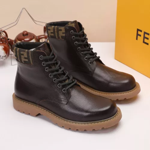 Replica Fendi Fashion Boots For Men #1373359 $92.00 USD for Wholesale