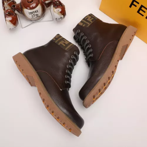 Replica Fendi Fashion Boots For Men #1373359 $92.00 USD for Wholesale