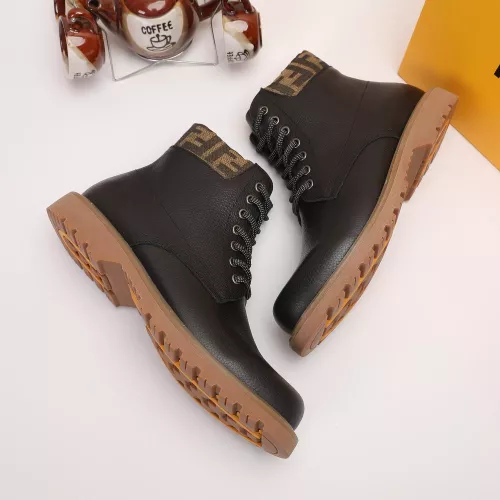 Replica Fendi Fashion Boots For Men #1373360 $92.00 USD for Wholesale