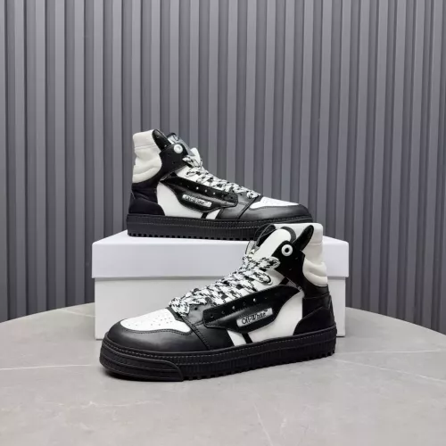 Replica Off-White High Tops Shoes For Women #1373378 $130.00 USD for Wholesale