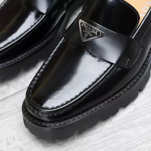 Replica Prada Leather Shoes For Men #1373404 $100.00 USD for Wholesale
